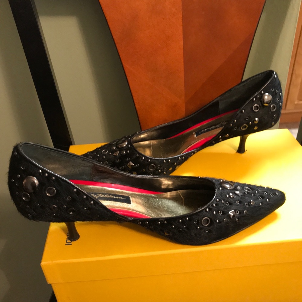 Beverly Feldman mule heel shoes